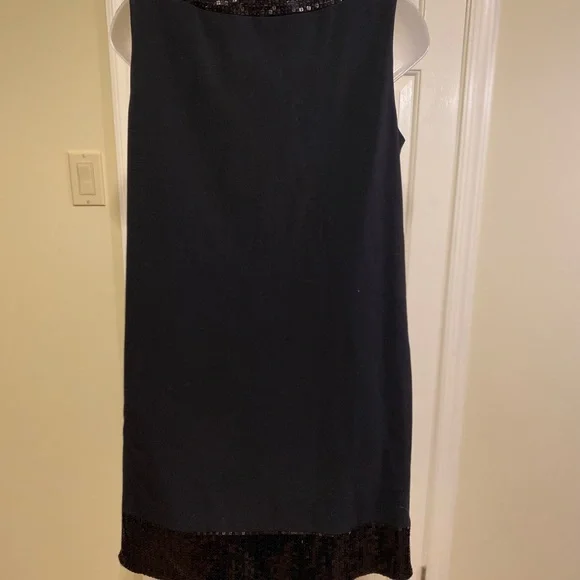 Nine West - Woman’s black sleeveless cocktail dress with decorative sequence, 6 - Picture 2 of 7